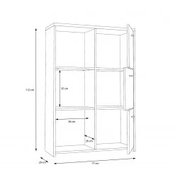 Loftscape Buffet Rison V - Gris foncé / Imitation bois ancien -Commodes Soldes 1000272365 210819 07024300054 SKETCH DETAILS P000000001000272365 sketch