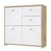 Loftscape Buffet Rison III - Imitation chêne Artisan / Blanc