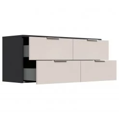 Posseik Commode Asker II - Crème / Anthracite - Hauteur : 46 cm 10 Posseik Commode Asker II - Crème / Anthracite - Hauteur : 46 cm -Commodes Soldes 1000272576 210614 06040600171 DETAILS P000000001000272576