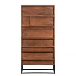 Red Living Buffet Borro I - Manguier massif / Métal - Manguier / Noir -Commodes Soldes 1000275670 210630 12481500318 DETAILS P000000001000275670