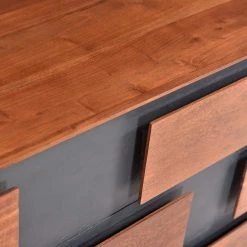 Ars manufacti Commode Envo - Acacia massif / Placage en pierre - Acacia / Ardoise -Commodes Soldes 1000276040 220120 08510700058 DETAILS P000000001000276040