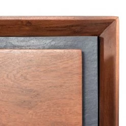 Ars manufacti Commode Envo - Acacia massif / Placage en pierre - Acacia / Ardoise -Commodes Soldes 1000276040 220120 08510700064 DETAILS P000000001000276040