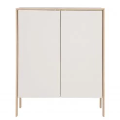 Studio Copenhagen Buffet Maayka - Partiellement en chêne massif - Blanc / Chêne clair -Commodes Soldes 1000277379 220729 030 DETAILS P000000001000277379