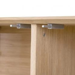 Studio Copenhagen Buffet Maayka - Partiellement en chêne massif - Blanc / Chêne clair -Commodes Soldes 1000277379 220729 055 DETAILS P000000001000277379