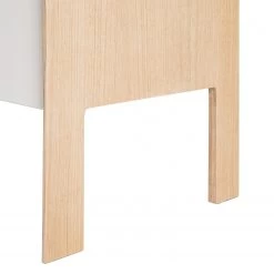 Studio Copenhagen Buffet Maayka - Partiellement en chêne massif - Blanc / Chêne clair -Commodes Soldes 1000277379 220729 065 DETAILS P000000001000277379