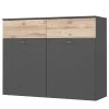 Loftscape Buffet Corey - Imitation chêne / Gris