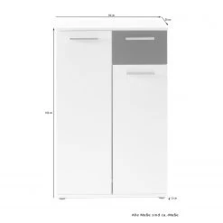 Fredriks Meuble à chaussures Chippewa I - Imitation bois ancien / Anthracite -Commodes Soldes 1000283876 210805 14244700391 SKETCH DETAILS P000000001000283876 sketch