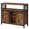 Red Living Buffet Hazlet II - Marron / Noir