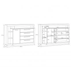 Loftscape Buffet Hagen -Commodes Soldes 1000284236 220317 500 SKETCH DETAILS P000000001000284236 sketch