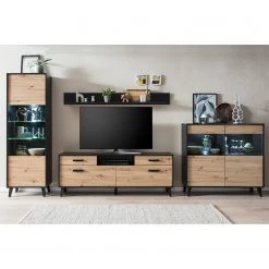 Norrwood Commode Argenteuil II - Imitation chêne artisan / Noir -Commodes Soldes 1000304816 211118 072224000029 MOOD DETAILS P000000001000304816 mood