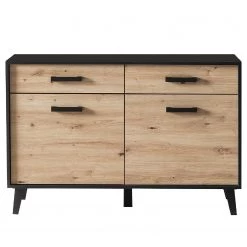 Norrwood Commode Argenteuil I - Imitation chêne artisan / Noir -Commodes Soldes 1000304825 211027 10522400174 DETAILS P000000001000304825