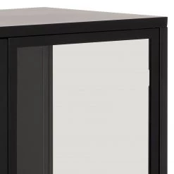 Norrwood Vitrine Cascavel I - Métal - Noir -Commodes Soldes 1000305897 211109 13074800048 DETAILS P000000001000305897