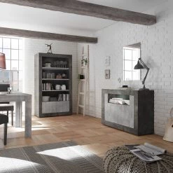 LC Spa Buffet Urbino - Gris clair / Gris foncé -Commodes Soldes 1000306560 211122 15085200053 DETAILS P000000001000306560