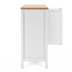 Ridgevalley Buffet Bombita - Blanc / Imitation chêne artisan -Commodes Soldes 1000310610 211118 060556000067 DETAILS P000000001000310610