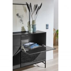 Now! by hülsta Buffet now to go colour I - Gris diamant brillant / Gris diamant -Commodes Soldes 1000311254 211201 14485200221 DETAILS P000000001000311254