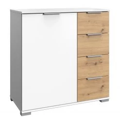 Wimex Commode Gibraltar I - Imitation chêne Artisan / Blanc