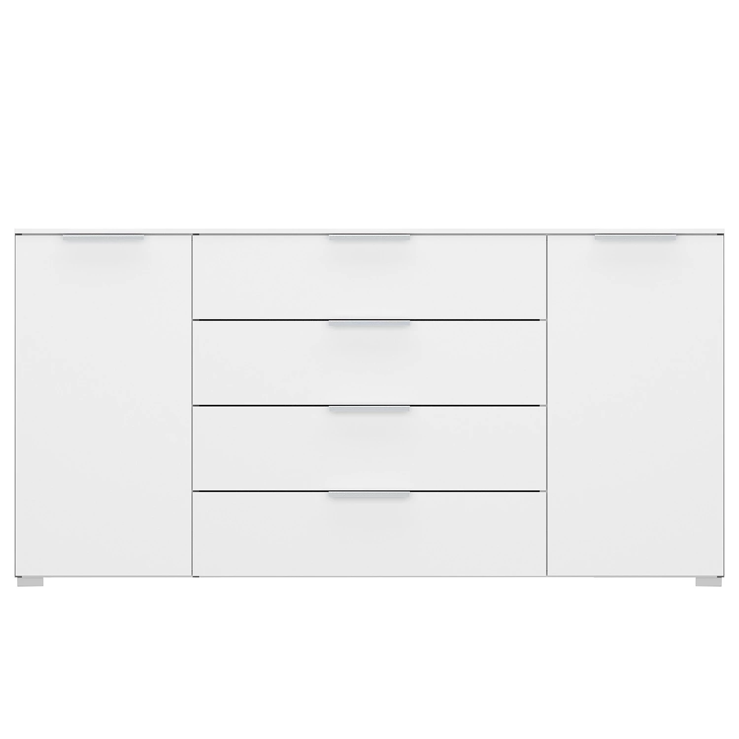 Commode SKØP x4+2 - Blanc alpin - Aluminium 2 Commode SKØP x4+2 - Blanc alpin - Aluminium – Image 2