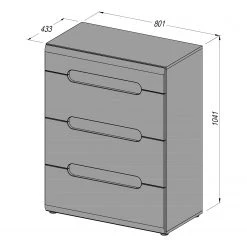 Loftscape Commode Tandel 5 Loftscape Commode Tandel -Commodes Soldes 1000325245 220121 150520000500 SKETCH DETAILS P000000001000325245 sketch