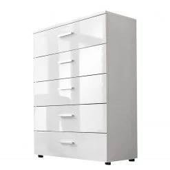 Loftscape Commode Merwe II - Blanc brillant / Blanc mat
