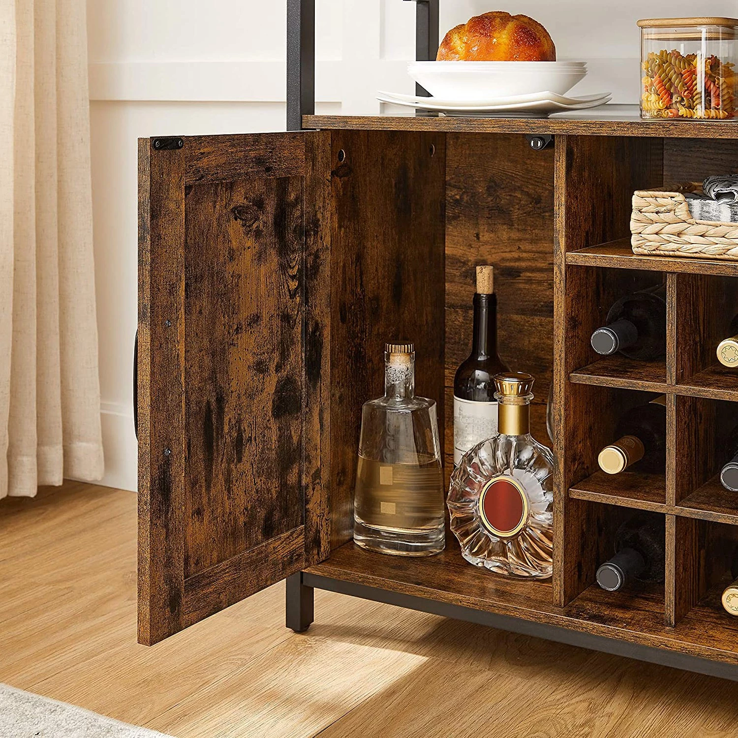 Red Living Buffet Gowan III - Marron / Noir 6 Red Living Buffet Gowan III - Marron / Noir – Image 6