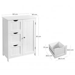 Norrwood Buffet Bombala - Blanc -Commodes Soldes 1000329435 220203 16160100500 SKETCH DETAILS P000000001000329435 sketch