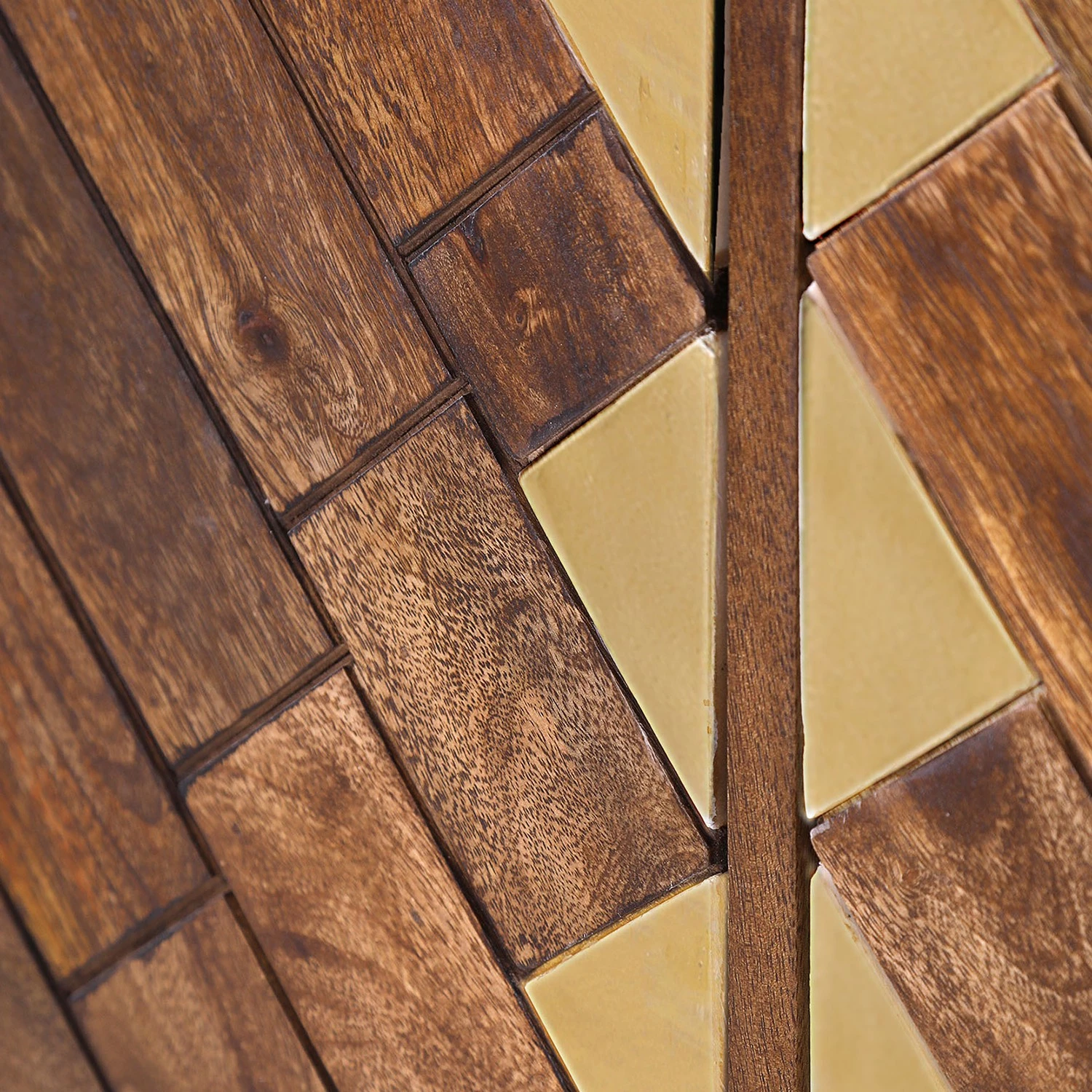 Red Living Buffet haut Nook - Manguier massif / Métal - Manguier / Doré 6 Red Living Buffet haut Nook - Manguier massif / Métal - Manguier / Doré – Image 6