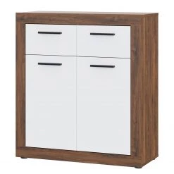 Loftscape Buffet Ballito - Blanc / Imitation noyer