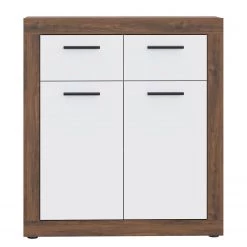 Loftscape Buffet Ballito - Blanc / Imitation noyer -Commodes Soldes 1000342449 220404 030 DETAILS P000000001000342449