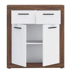 Loftscape Buffet Ballito - Blanc / Imitation noyer -Commodes Soldes 1000342449 220404 031 DETAILS P000000001000342449