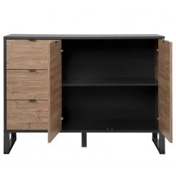 Loftscape Buffet Mid West - Imitation bambou / Anthracite -Commodes Soldes 1000344599 220407 031 DETAILS P000000001000344599
