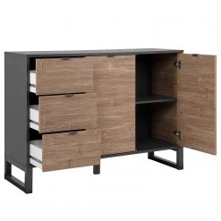 Loftscape Buffet Mid West - Imitation bambou / Anthracite -Commodes Soldes 1000344599 220407 032 DETAILS P000000001000344599