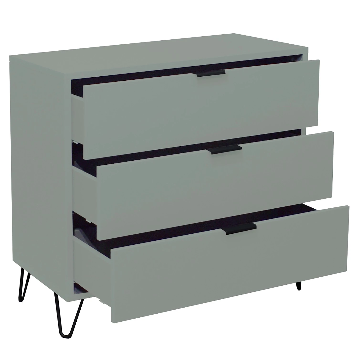 Loftscape Commode Potrero IV - Gris menthe 10 Loftscape Commode Potrero IV - Gris menthe – Image 10
