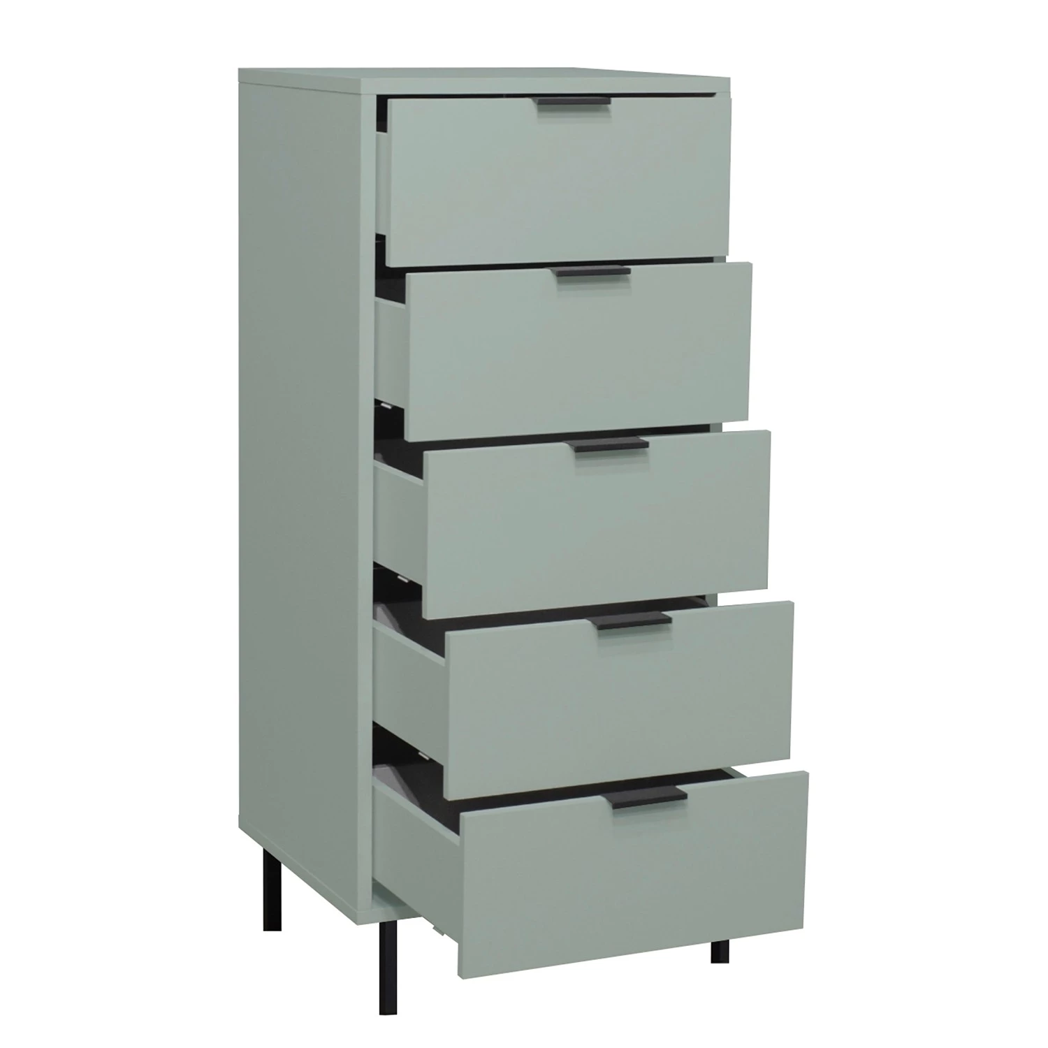 Loftscape Commode Potrero V - Gris menthe 12 Loftscape Commode Potrero V - Gris menthe – Image 12