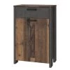 Loftscape Buffet Ravenswood II - Imitation bois recyclé / Anthracite