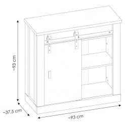 Ridgevalley Buffet Shutter I - Imitation pin blanc 12 Ridgevalley Buffet Shutter I - Imitation pin blanc -Commodes Soldes 1000348685 220505 500 SKETCH DETAILS P000000001000348685 sketch