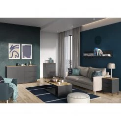 Germania Commode California I - Graphite 12 Germania Commode California I - Graphite -Commodes Soldes 1000352101 220512 021 MOOD DETAILS P000000001000352101 mood