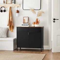 Red Living Buffet Ferris Wheel - Métal - Marron / Noir -Commodes Soldes 1000353415 220601 021 MOOD DETAILS P000000001000353415 mood