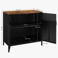 Red Living Buffet Ferris Wheel - Métal - Marron / Noir -Commodes Soldes 1000353415 220601 500 SKETCH DETAILS P000000001000353415 sketch