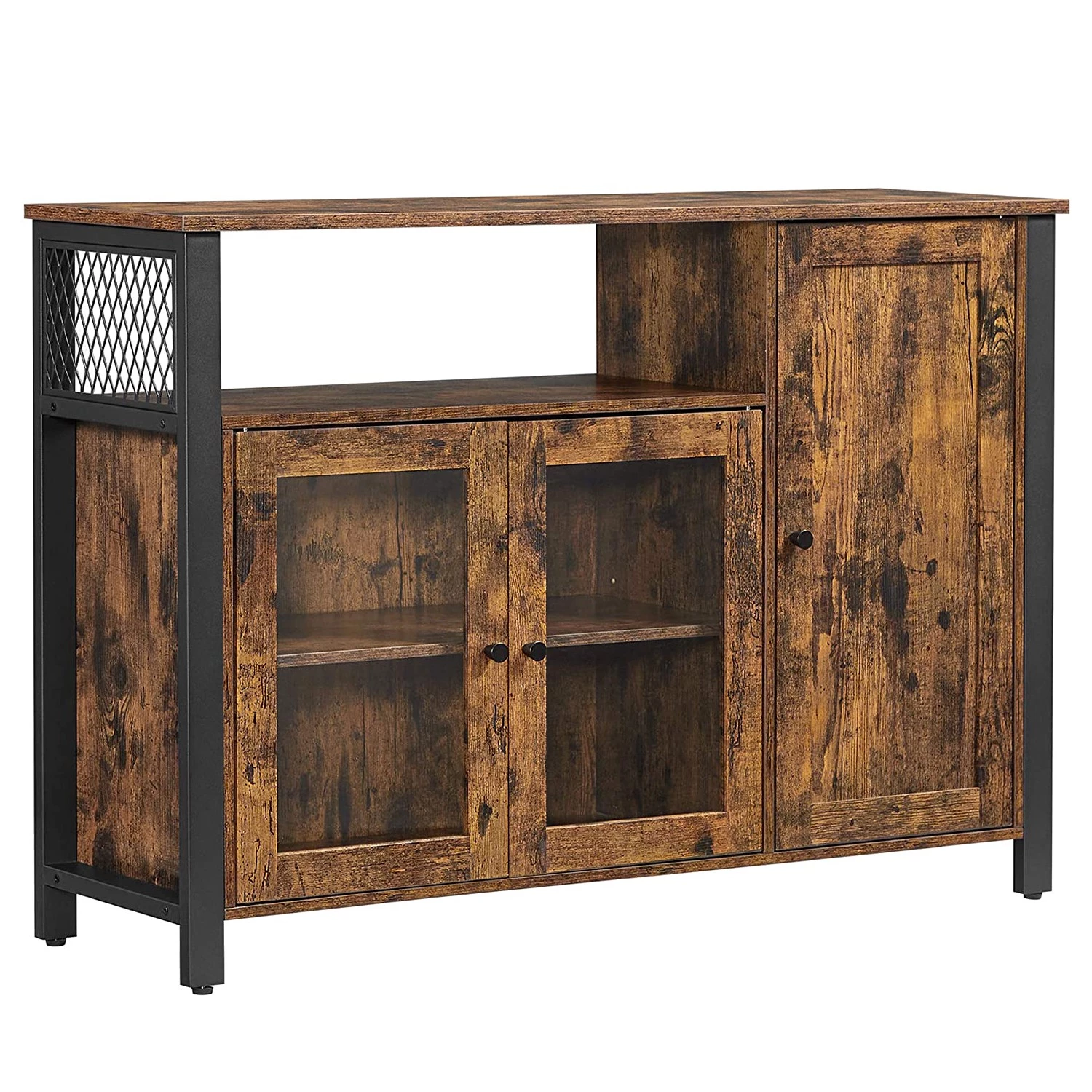 Red Living Buffet Toulouse II - Marron / Noir 1 Red Living Buffet Toulouse II - Marron / Noir