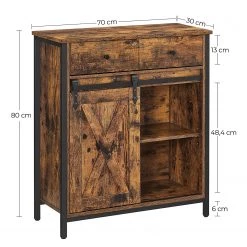 Red Living Buffet Torm II - Marron / Noir -Commodes Soldes 1000355224 220601 500 SKETCH DETAILS P000000001000355224 sketch