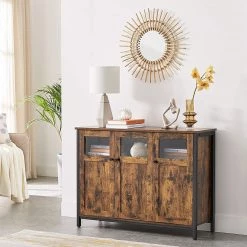 Red Living Buffet Toulouse III - Marron / Noir -Commodes Soldes 1000355225 220601 021 MOOD DETAILS P000000001000355225 mood