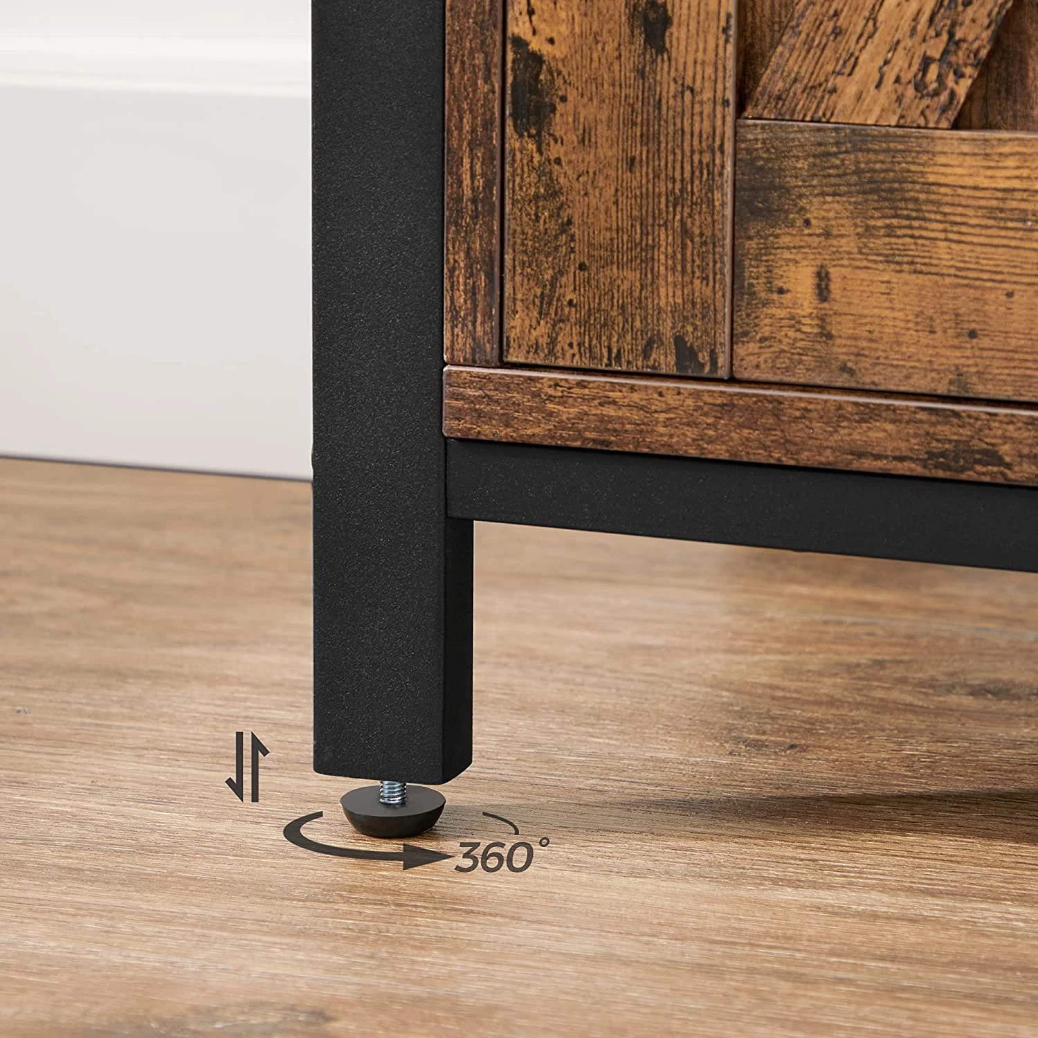 Red Living Buffet Towa I - Marron / Noir 7 Red Living Buffet Towa I - Marron / Noir – Image 7