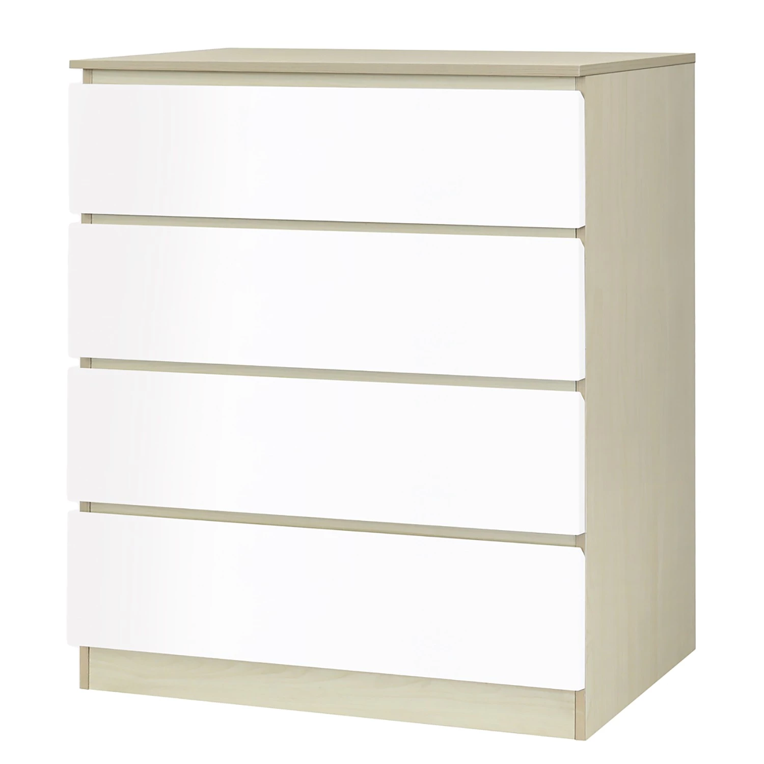 Norrwood Commode Splendid Night - Blanc brillant / Imitation chêne Sonoma 1 Norrwood Commode Splendid Night - Blanc brillant / Imitation chêne Sonoma