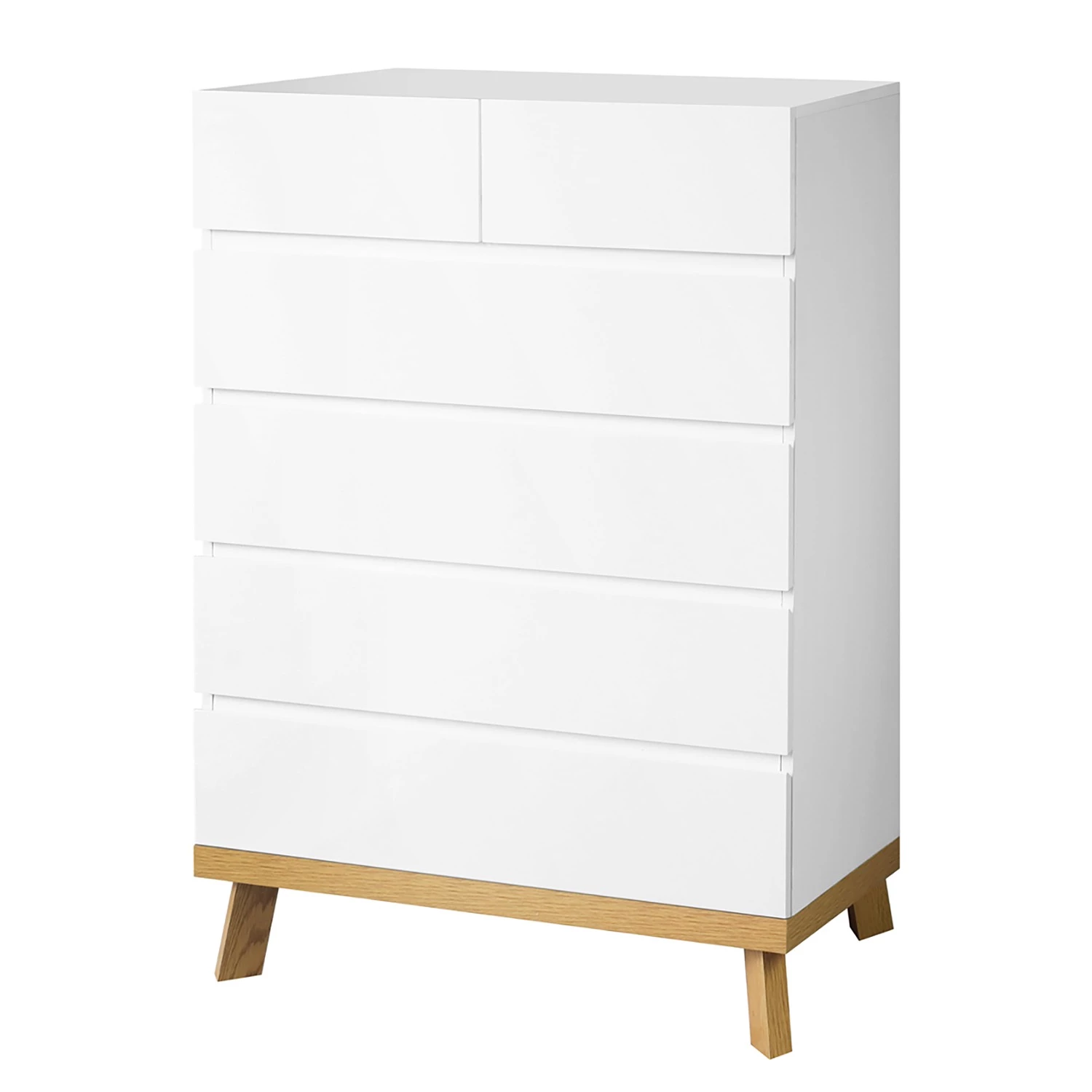 Norrwood Commode Skön - Blanc / Imitation chêne 1 Norrwood Commode Skön - Blanc / Imitation chêne