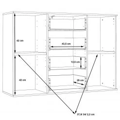 Loftscape Buffet Kamalus -Commodes Soldes 1000357377 220622 501 SKETCH DETAILS P000000001000357377 sketch