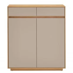 Voss Meuble à chaussures V100 II - Partiellement en chêne massif - Taupe -Commodes Soldes 1000357387 220614 040 DETAILS P000000001000357387