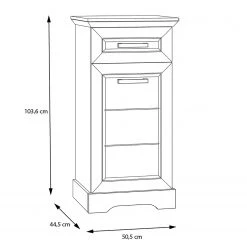 Ridgevalley Commode New Dessa I - Imitation pin blanc -Commodes Soldes 1000357980 220616 500 SKETCH DETAILS P000000001000357980 sketch