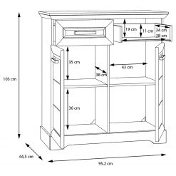 Ridgevalley Commode New Dessa III - Imitation pin blanc 17 Ridgevalley Commode New Dessa III - Imitation pin blanc -Commodes Soldes 1000358002 220616 501 SKETCH DETAILS P000000001000358002 sketch