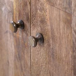 Red Living Buffet Vallentuna - Manguier massif / Métal - Manguier / Noir -Commodes Soldes 1000359916 220621 050 DETAILS P000000001000359916