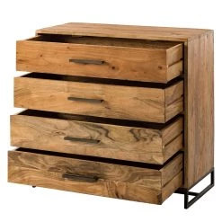 Ars manufacti Commode Woodson - Acacia massif / Métal - Acacia Marron clair -Commodes Soldes 1000361864 220624 031 DETAILS P000000001000361864